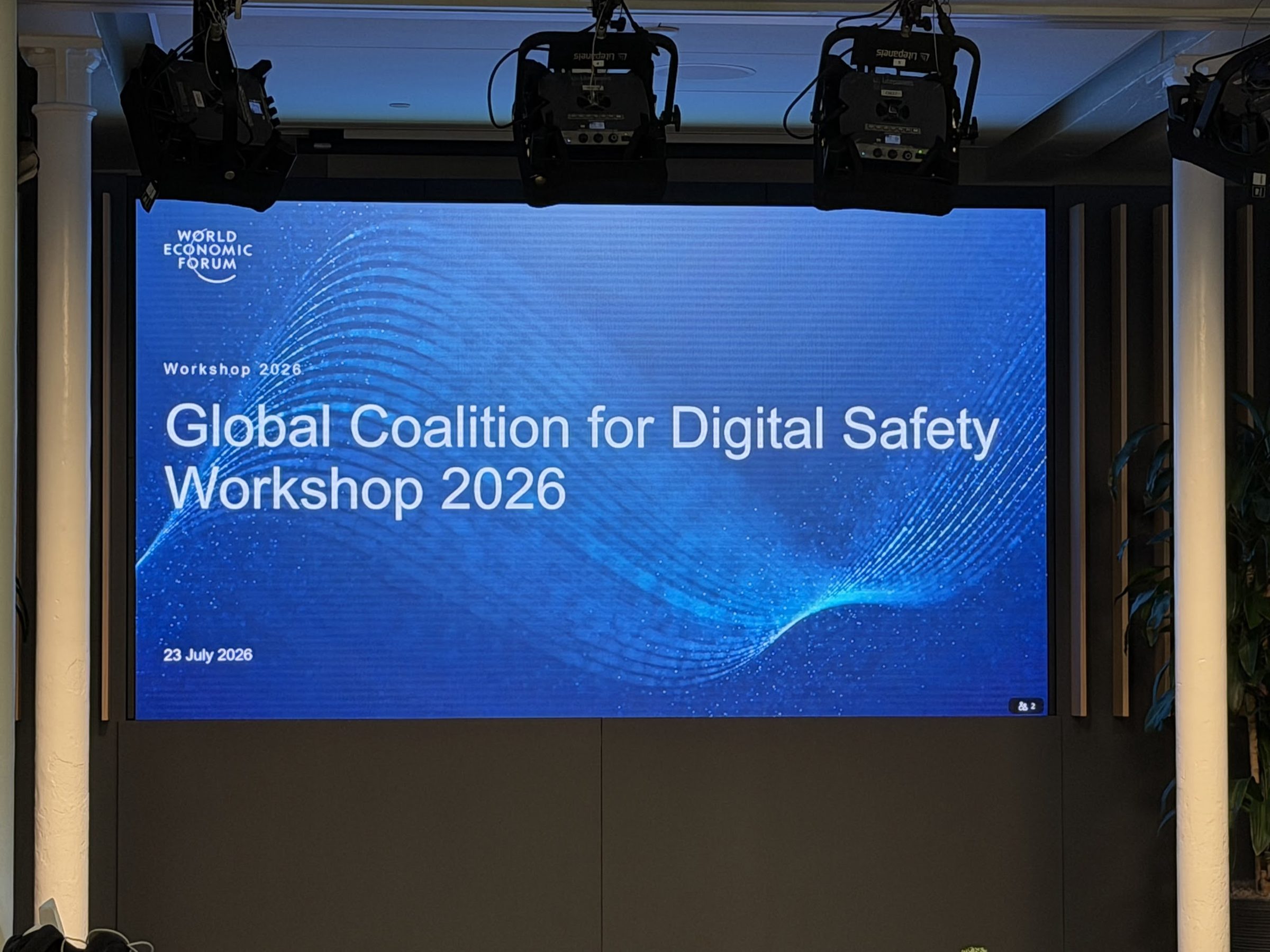 Global Coalition for Digital Safety Workshop 2026 title screen